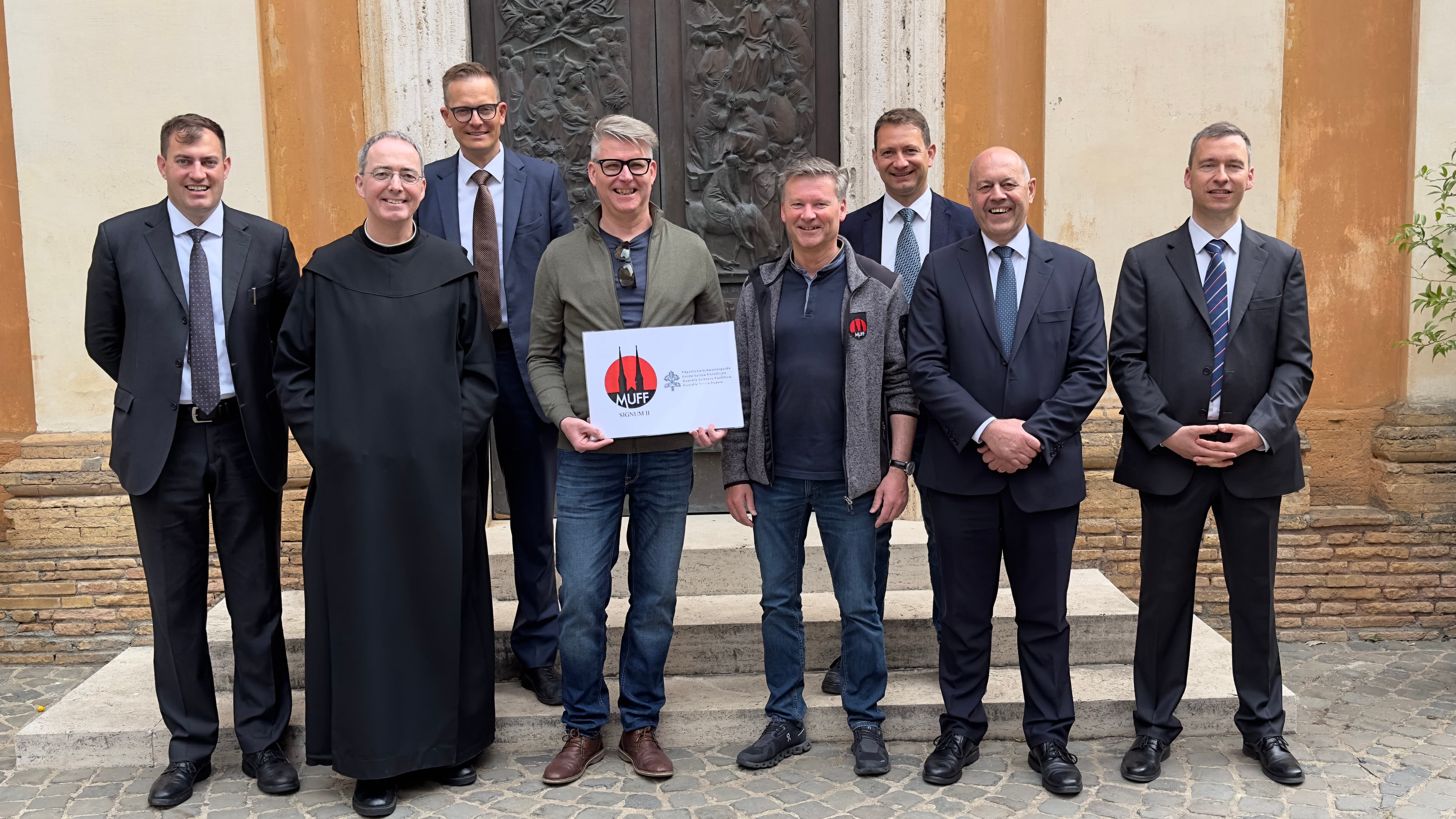 Abnahmedelegation der Schweizer Garde