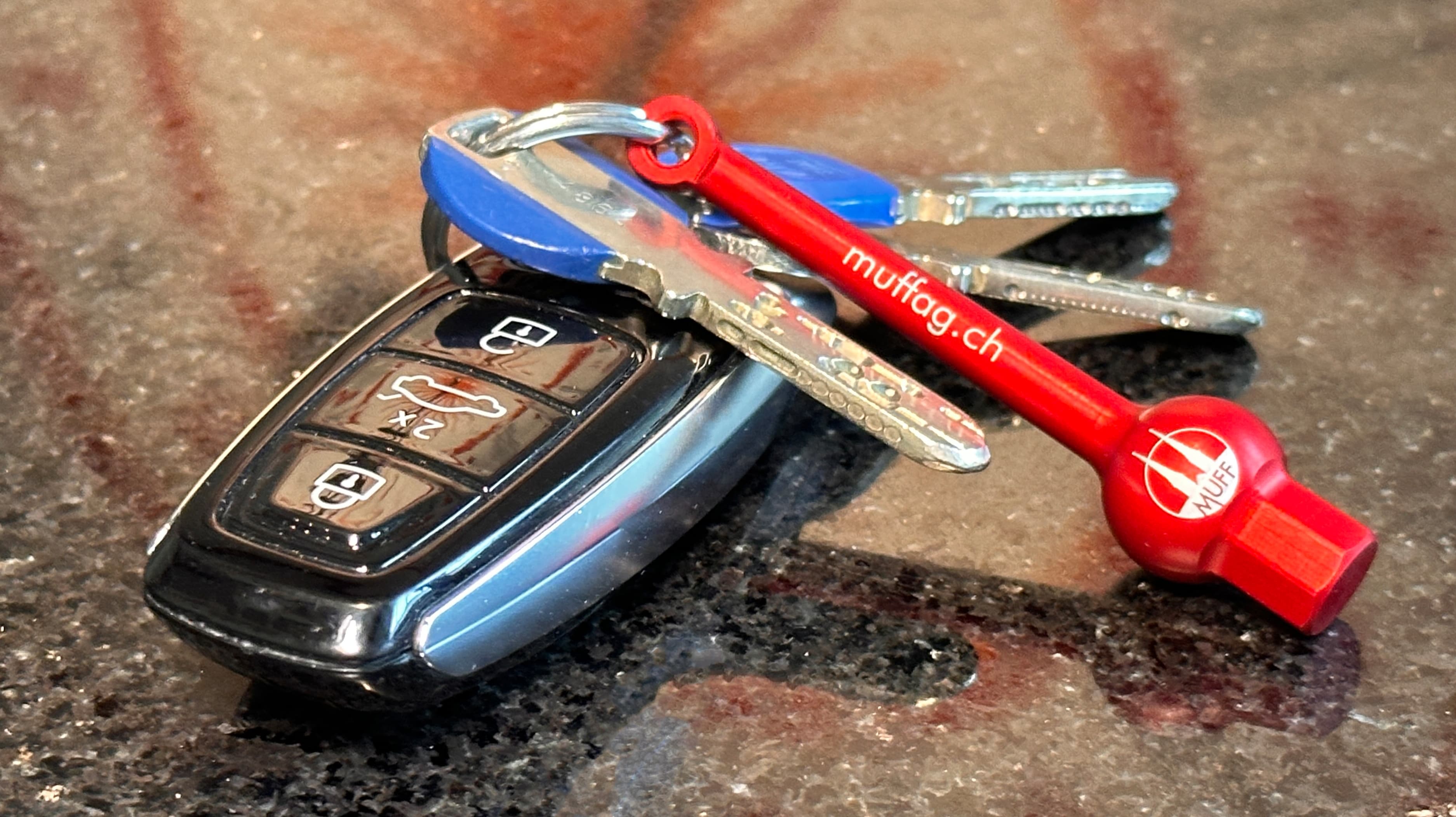 Schlüsselanhänger in Eigenproduktion