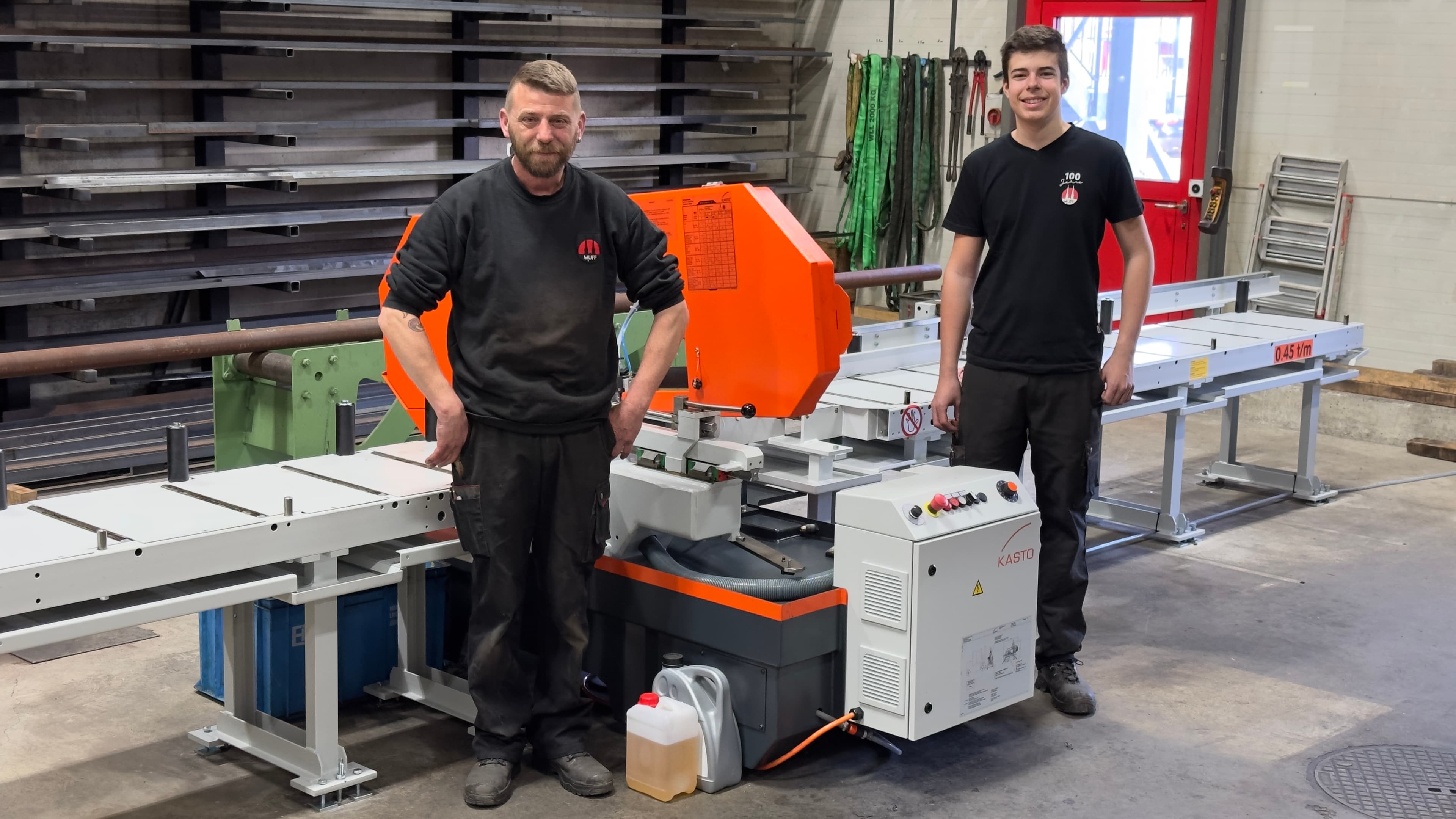 Bandsäge mit Daniel & Léon